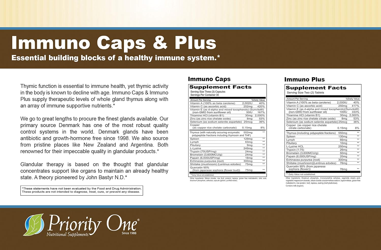 Priority One Vitamins Immuno Caps 90 Capsules - görsel 7