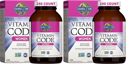 Garden of Life Vitamin Code Women's Multivitamin with Iron and Folate