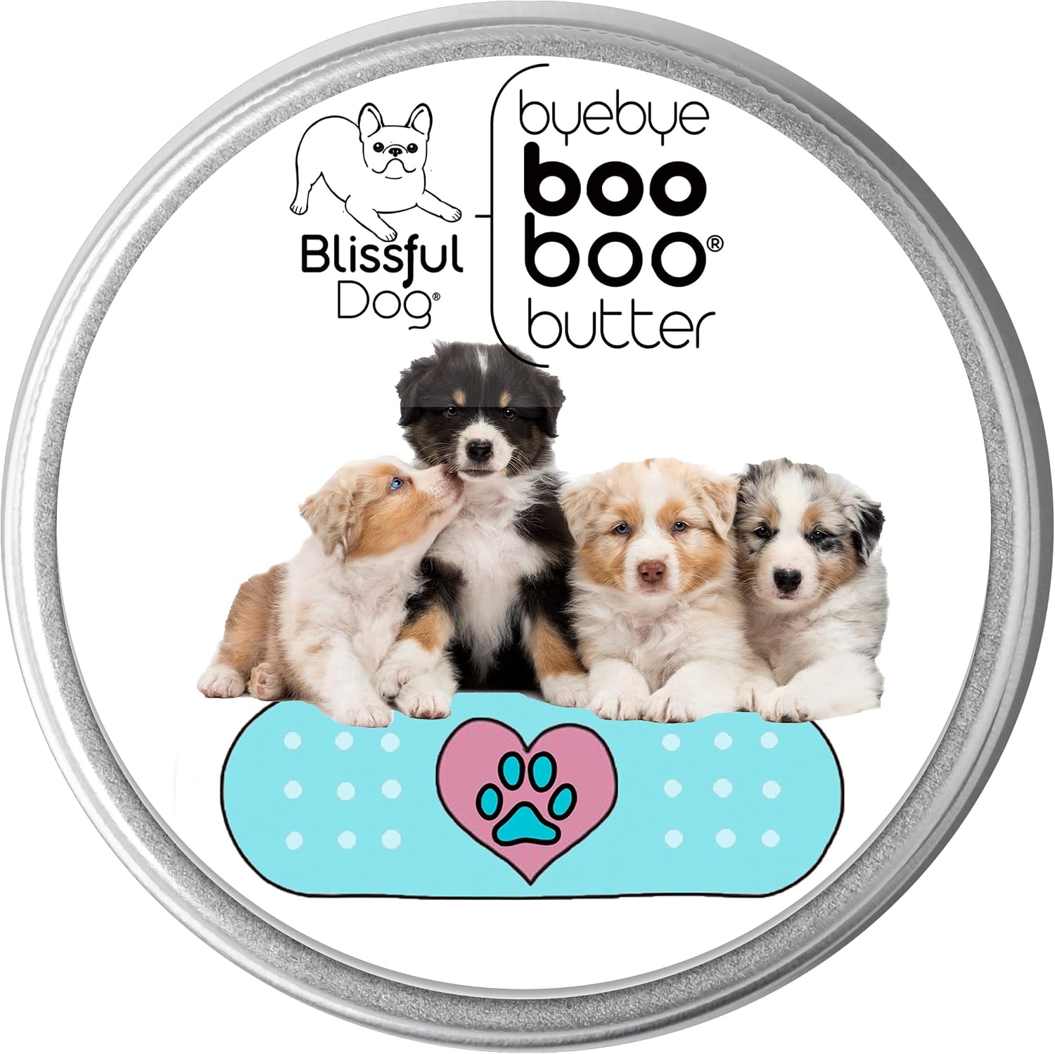 The Blissful Dog 1 oz Tin Australian Shepherd Booboo Butter - görsel 1