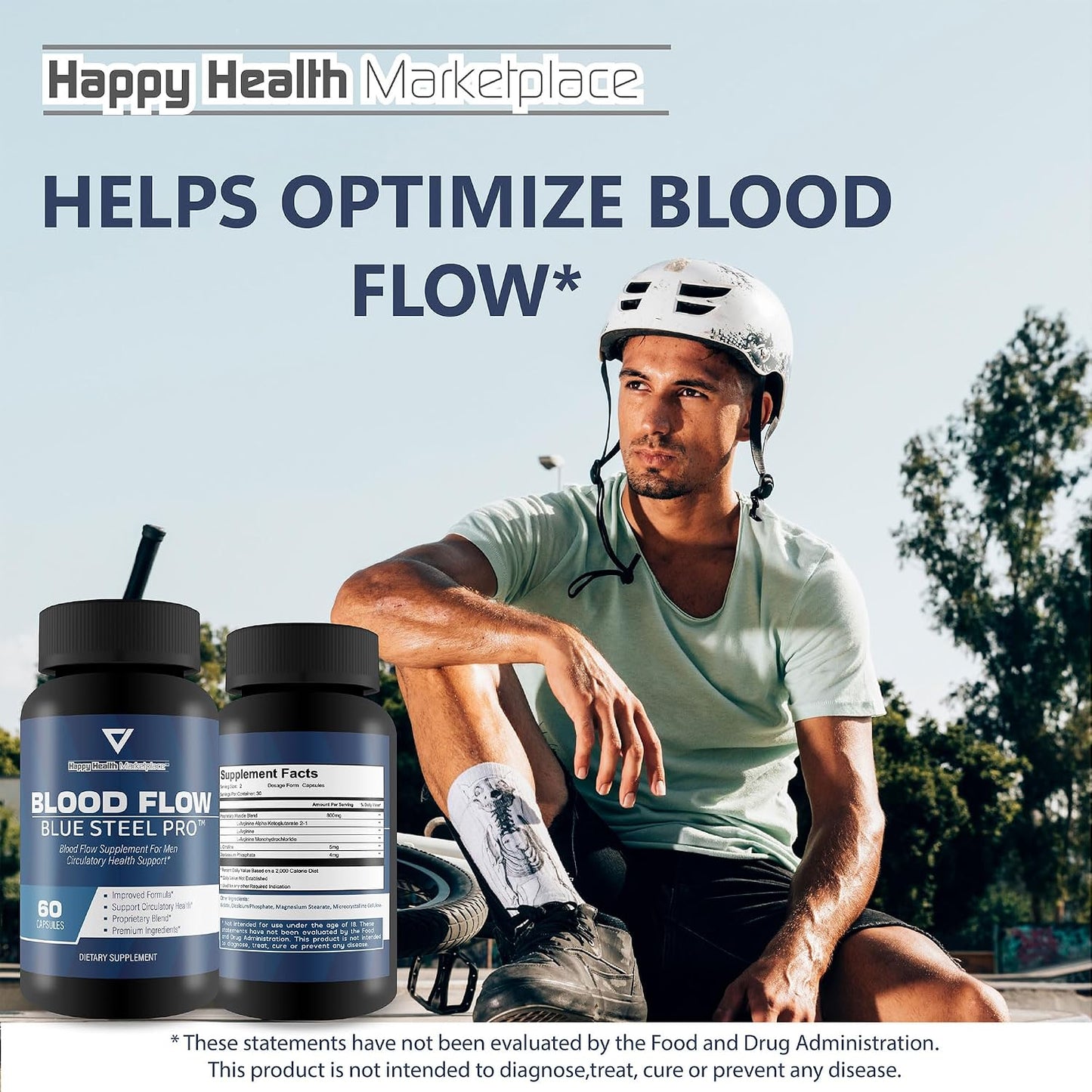 Blood Flow Blue Steel Pro – Blood Flow Support Capsules for Men - görsel 5