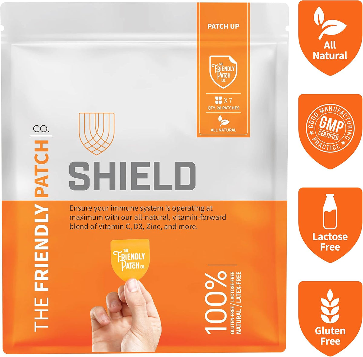 The Friendly Patch Shield Immunity Support Patch – 28 Patches - görsel 8