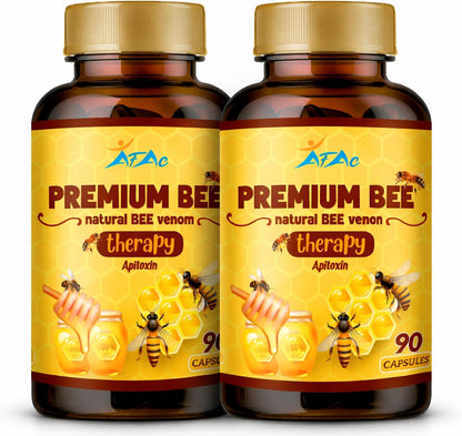 VITAMISAN Premium Natural Bee Venom with Glucosamine Sulphate - 90 Capsules