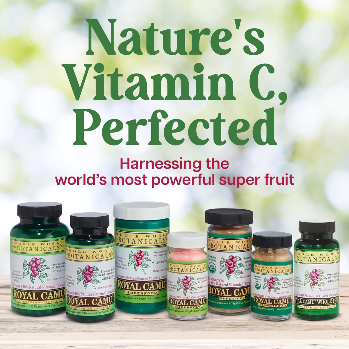 Royal Camu Natural Vitamin C Supplement - 140 Capsules - görsel 6