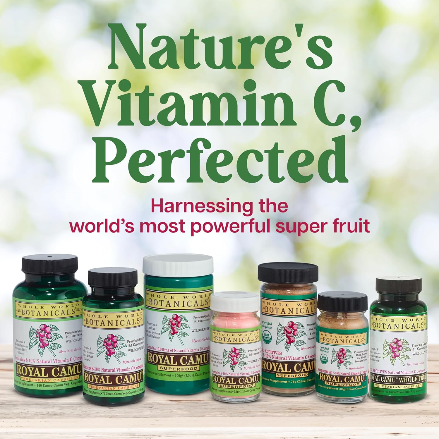Royal Camu Natural Vitamin C Supplement - 140 Capsules - görsel 6