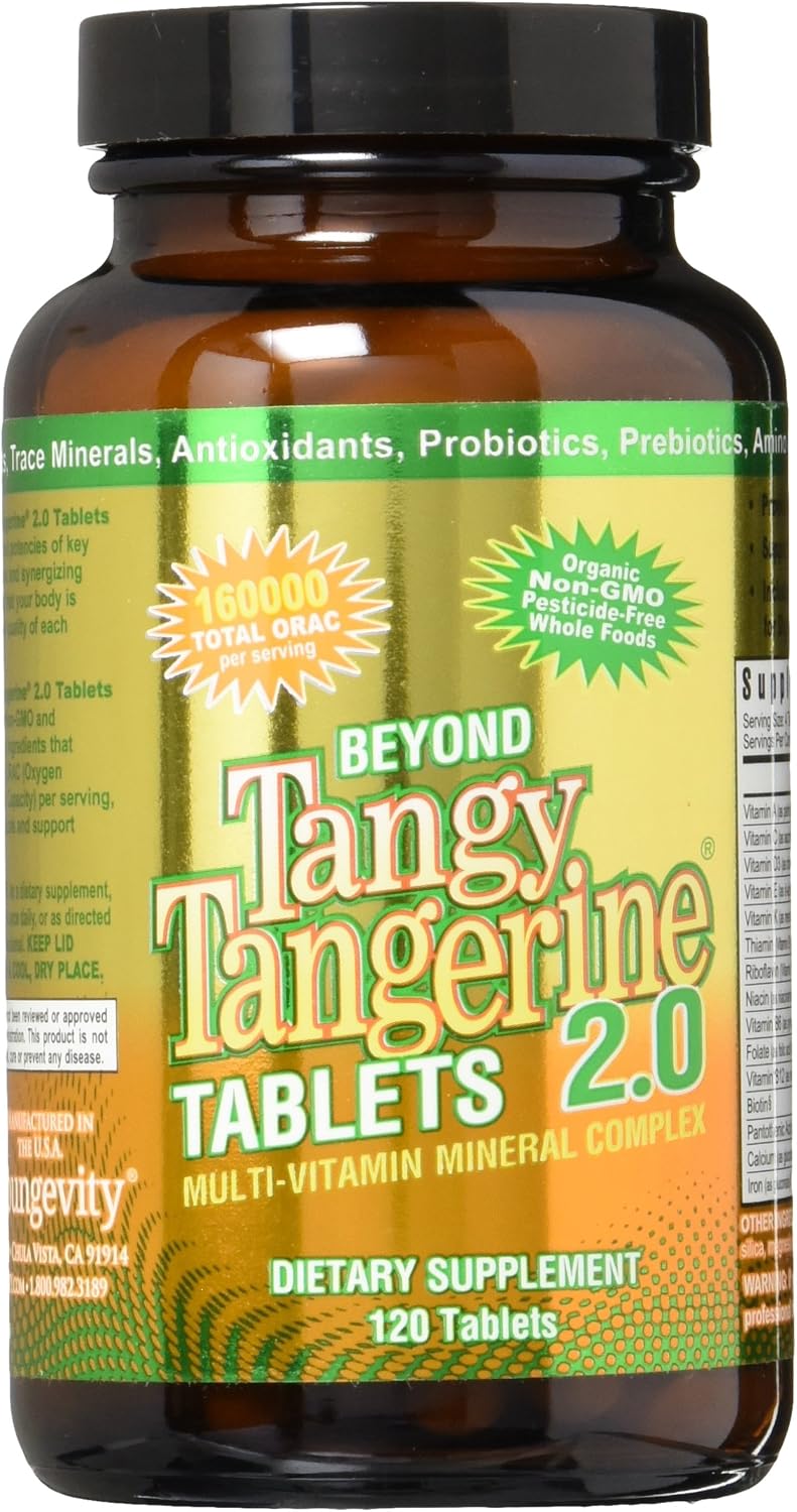 Youngevity Beyond Tangy Tangerine 2.0 Multivitamin & Mineral Complex - 120 Tablets - görsel 4