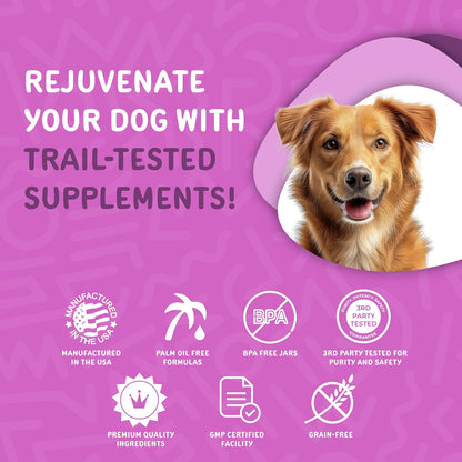 Waggedy Advanced Dog Probiotics Gut and Digestion Food Topper – Probiotic Powder with Digestive Enzymes & Papaya – Gentle Probiotics for Dogs 6+ Weeks – Supports Gut Balance, Comfort & Immune Health