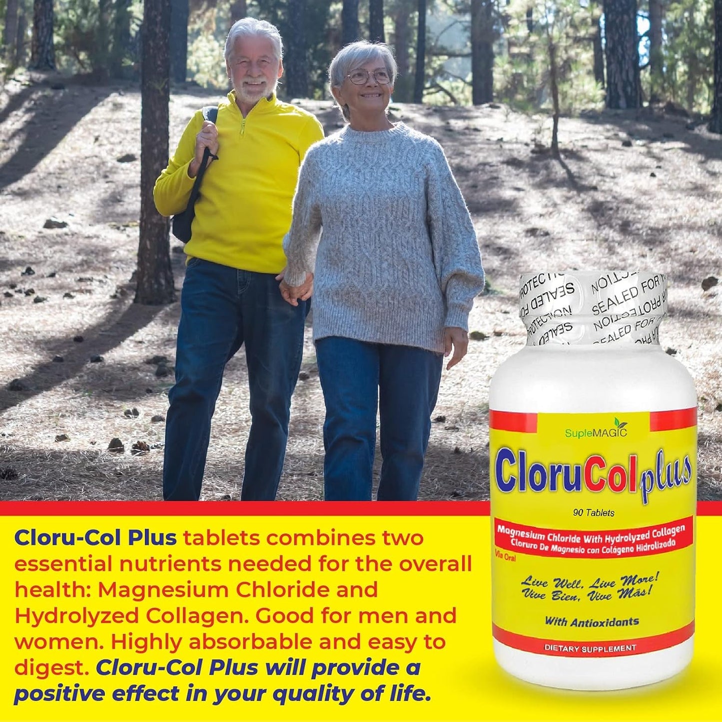 Suplemagic Magnesium Chloride and Hydrolysed Collagen Supplement - görsel 5