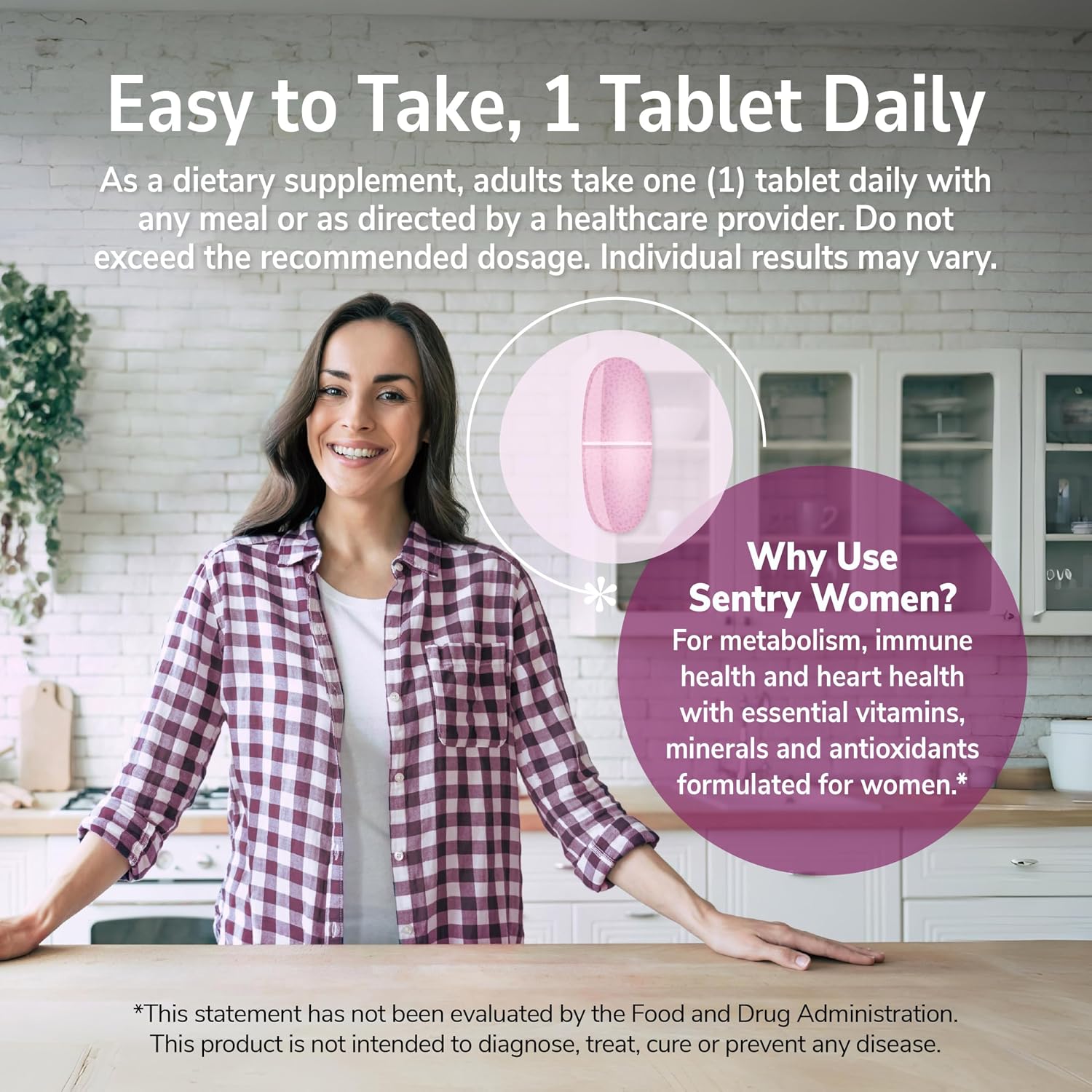 21st Century Sentry Women Multivitamin Tablets, 120 Tablets - görsel 6