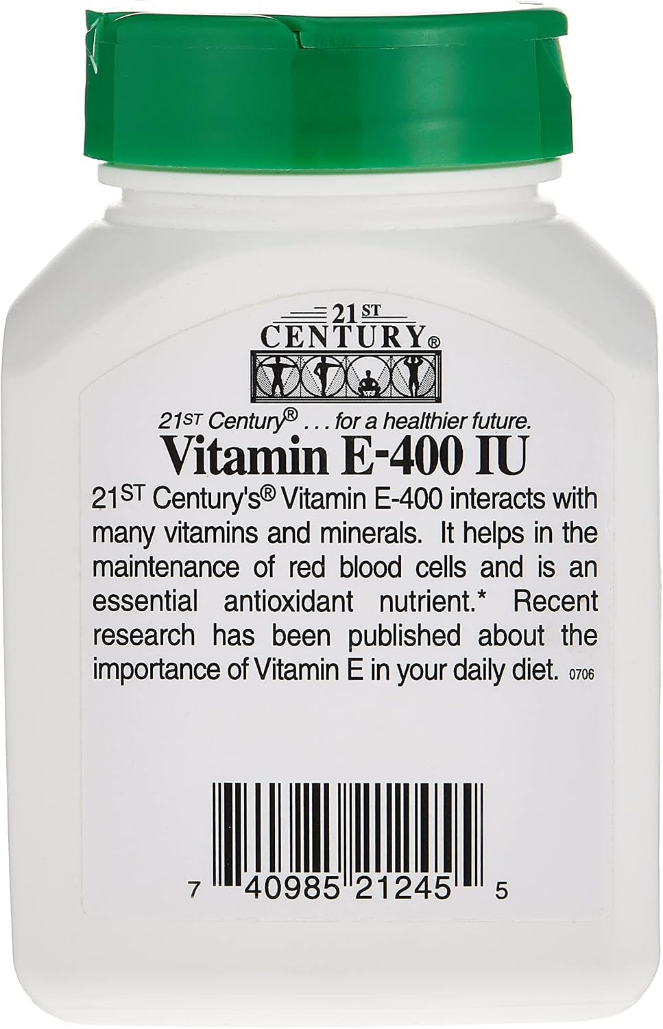 21st Century Vitamin E 400 IU Softgels, 110 Softgels - görsel 2