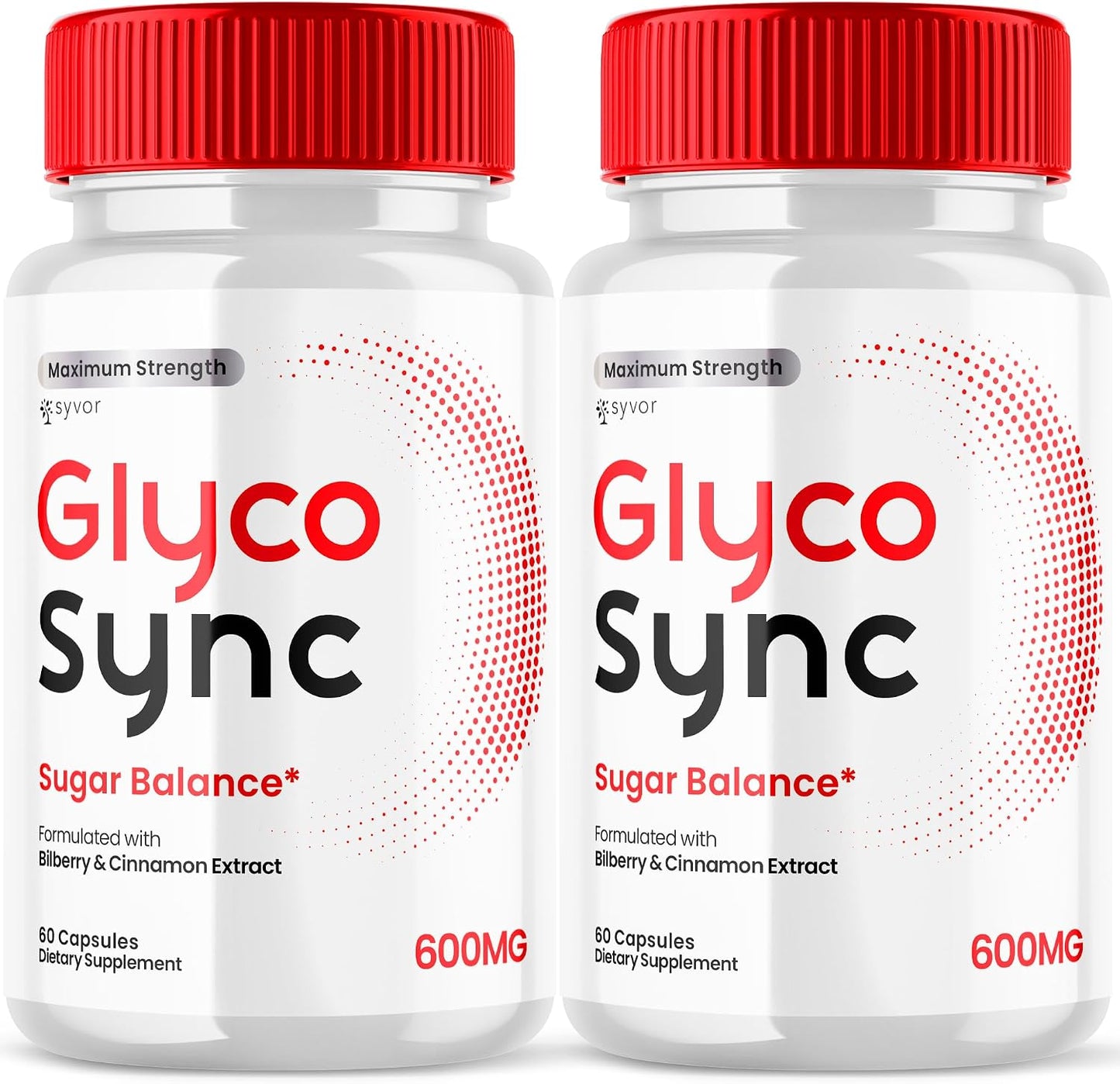 Glyco Sync Capsules (120 Capsules, 2-Pack) | Official GlycoSync Balance Food Supplement with Natural Ingredients for Joint Health and Wellbeing - görsel 1
