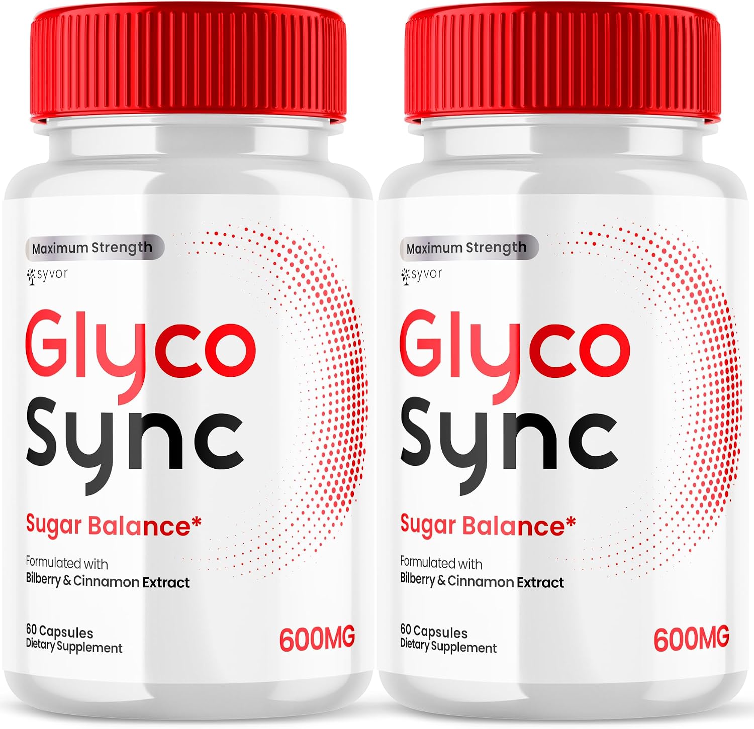 Glyco Sync Capsules (120 Capsules, 2-Pack) | Official GlycoSync Balance Food Supplement with Natural Ingredients for Joint Health and Wellbeing - görsel 1