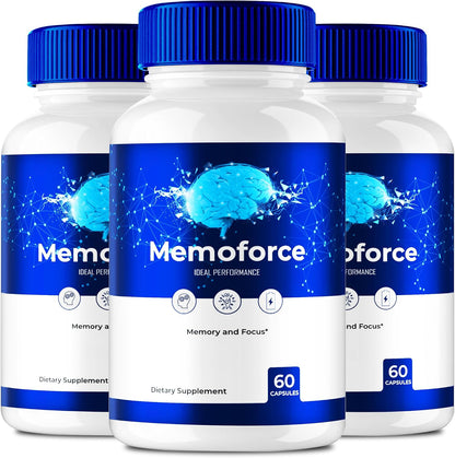 Memoforce Advanced Formula Brain Health Support Capsules (3 Pack)