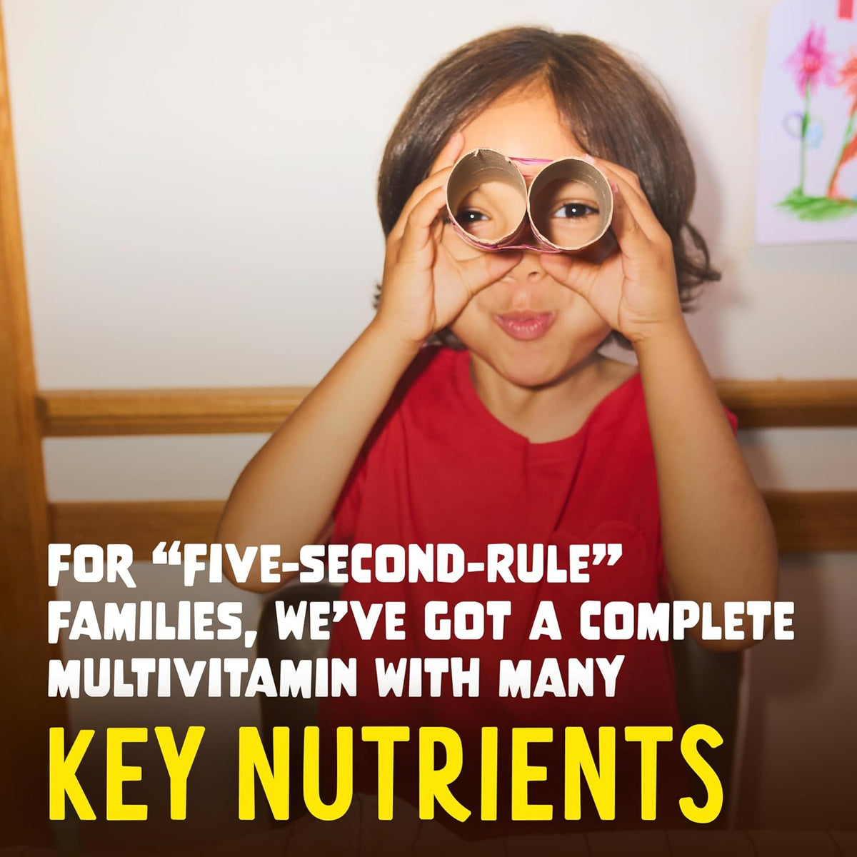 Flintstones Multivitamins for Kids, Sugar Free Kids Multivitamin Gummies, with Vitamins A, C, E, B6 & B12, Raspberry Flavour, 60 Count - görsel 2