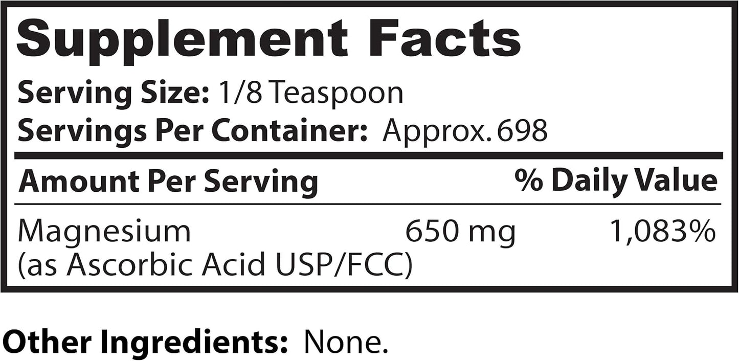 Dr Clark Vitamin C Powder - Pure Ascorbic Acid, 454g - görsel 6