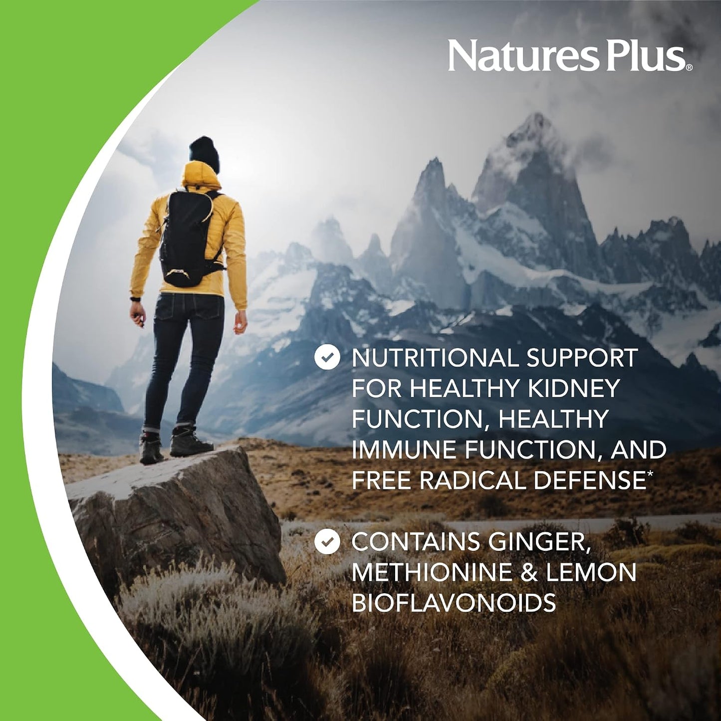 NaturesPlus AgeLoss Kidney Support - 90 Tablets - with Vitamin D3 & Magnesium - Vegetarian, Gluten-Free - 30 Servings - görsel 3