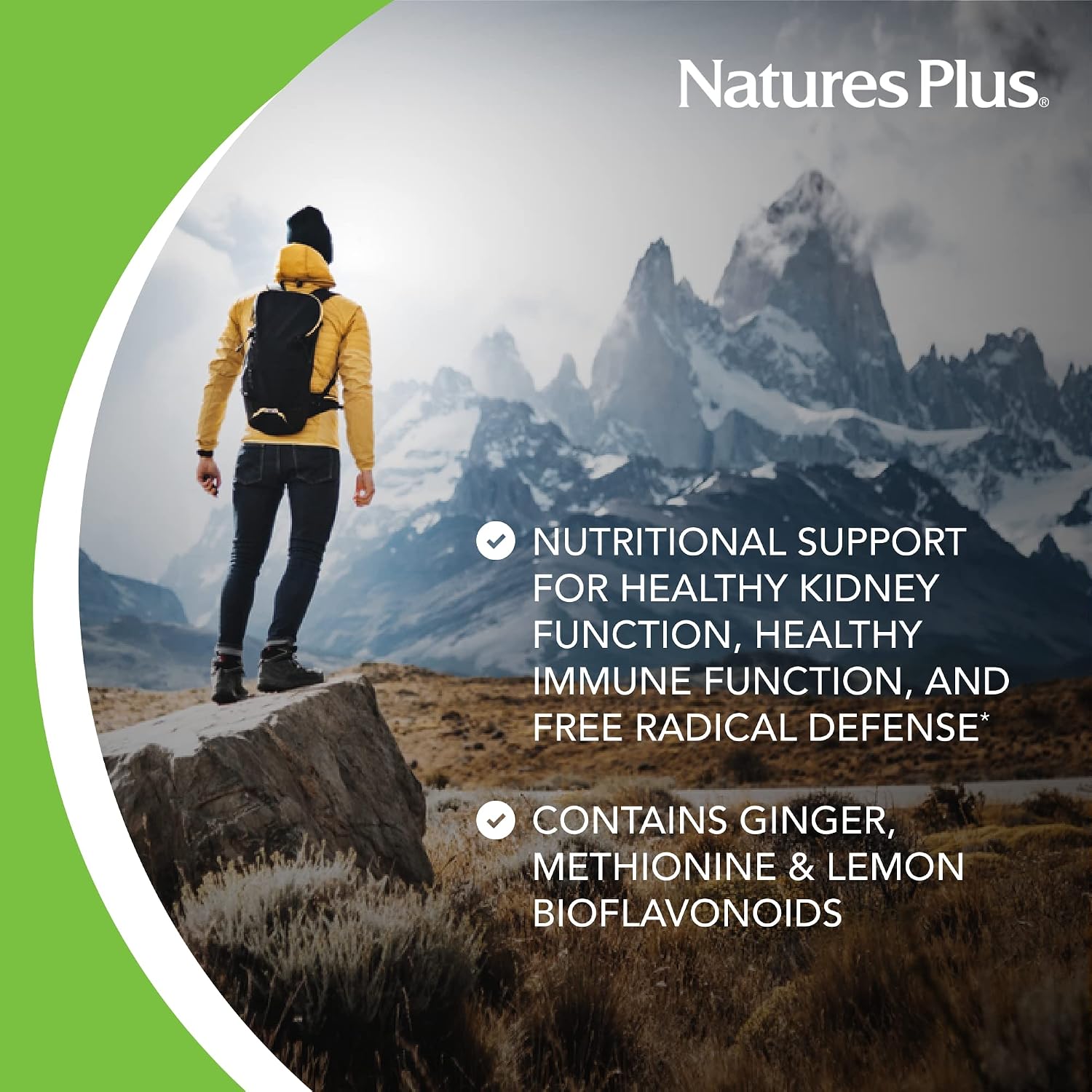 NaturesPlus AgeLoss Kidney Support - 90 Tablets - with Vitamin D3 & Magnesium - Vegetarian, Gluten-Free - 30 Servings - görsel 3
