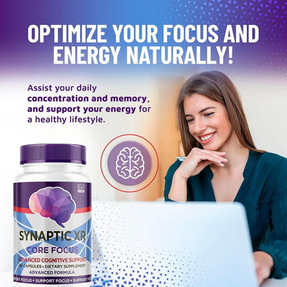 Synaptic XR Capsules (2 Pack) – Brain Focus Supplement by LIVORKA