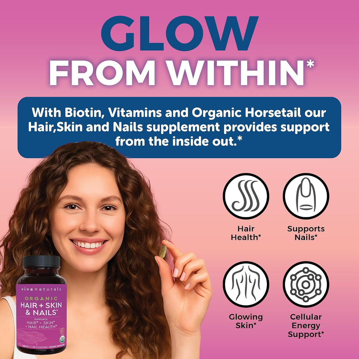 Viva Naturals Biotin 5000 mcg – Organic – Purity and certifications: Look for third-party testing, organic – Image 6