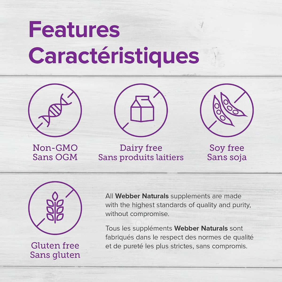 Webber Naturals Blueberry 36:1 Concentrate Capsules, 500mg, 120 Capsules - görsel 3