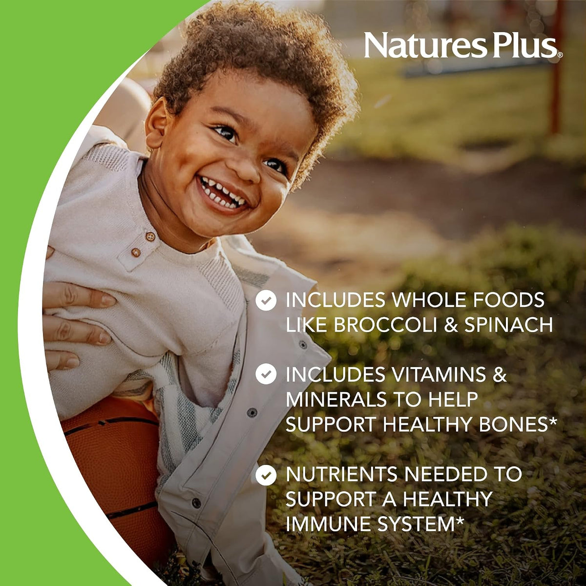 NaturesPlus Animal Parade Children's Chewable Multivitamin, Grape Flavour, 180 Animal-Shaped Tablets - görsel 4