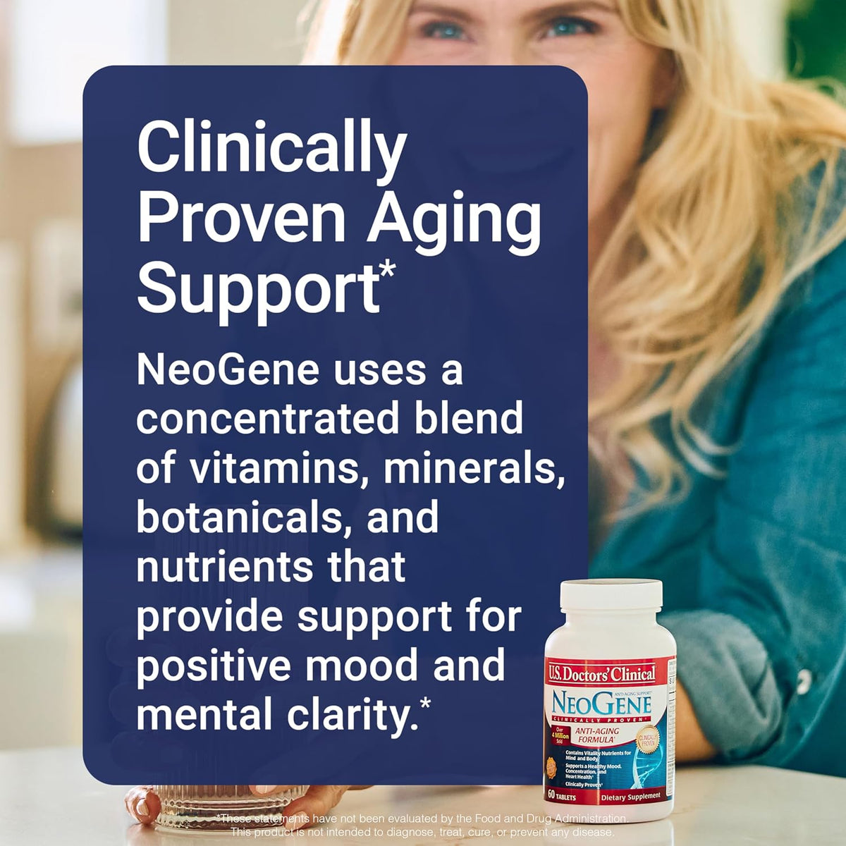 U.S. Doctors' Clinical NeoGene – Ageing Support Supplement with St. John's Wort & L-Glutathione - görsel 3