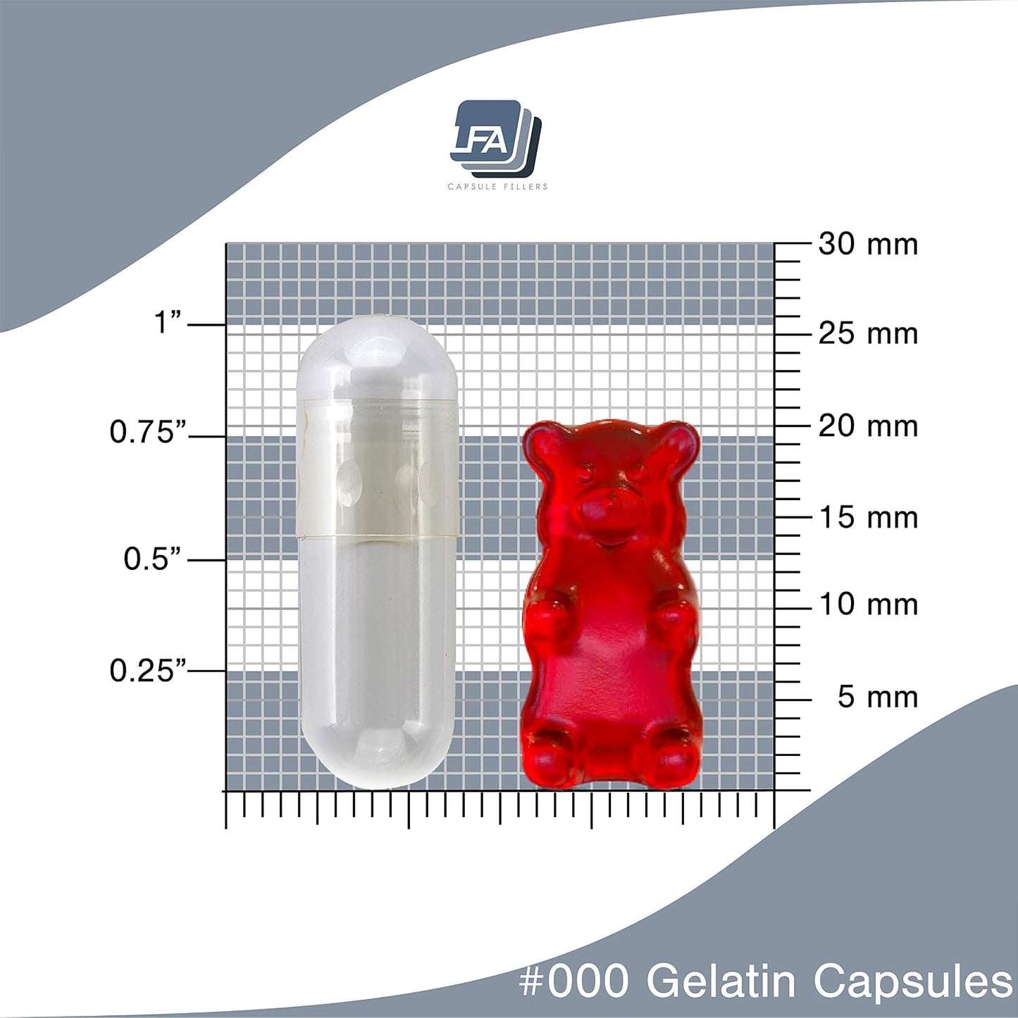 LFA Tablet Presses Size 000 Empty Gelatine Capsules (120 Count) - Halal Beef Gelatine for DIY Filling - görsel 5