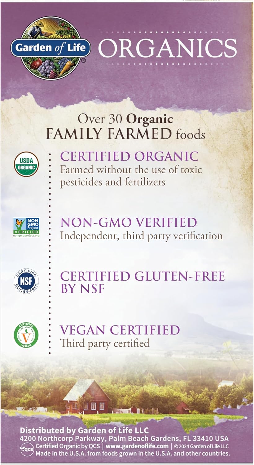 Garden of Life Organics, Women's Once Daily, – Immune function with antioxidants naturally present in whole foods – Image 9