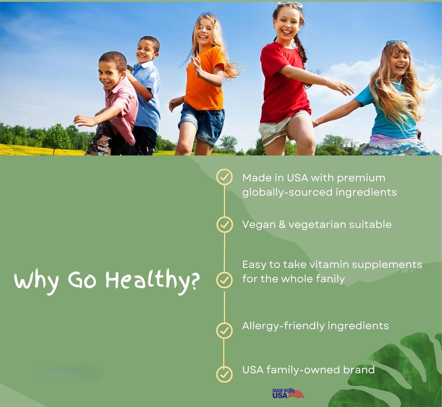 Go Healthy Kids Liquid Multivitamin - Peach Mango - 30-60 servings - görsel 8