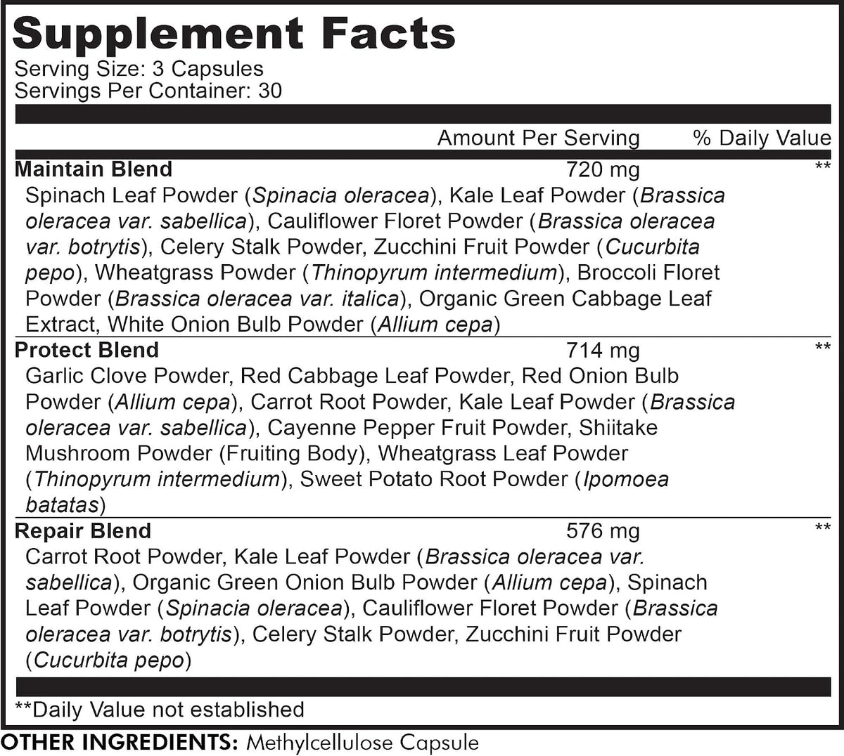 Codeage Instantfood Easy Veggies - Over 15 Vegetable Powders - Daily Vegan Whole Food Greens Supplement - 90 Capsules - görsel 2