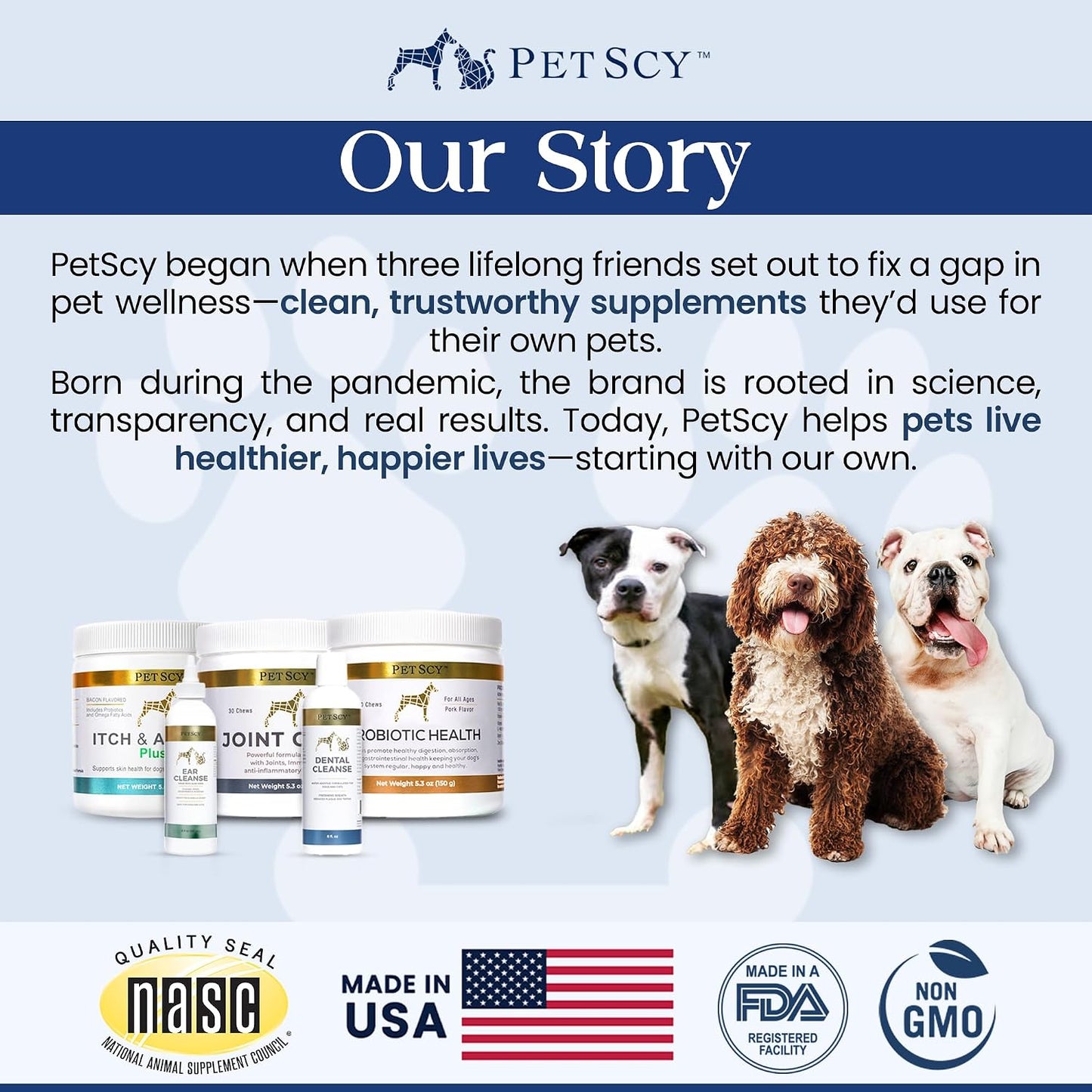Probiotic Chews for Dogs by PetScy – 30 Chews with Prebiotic Fibre and Omega-3 - görsel 3