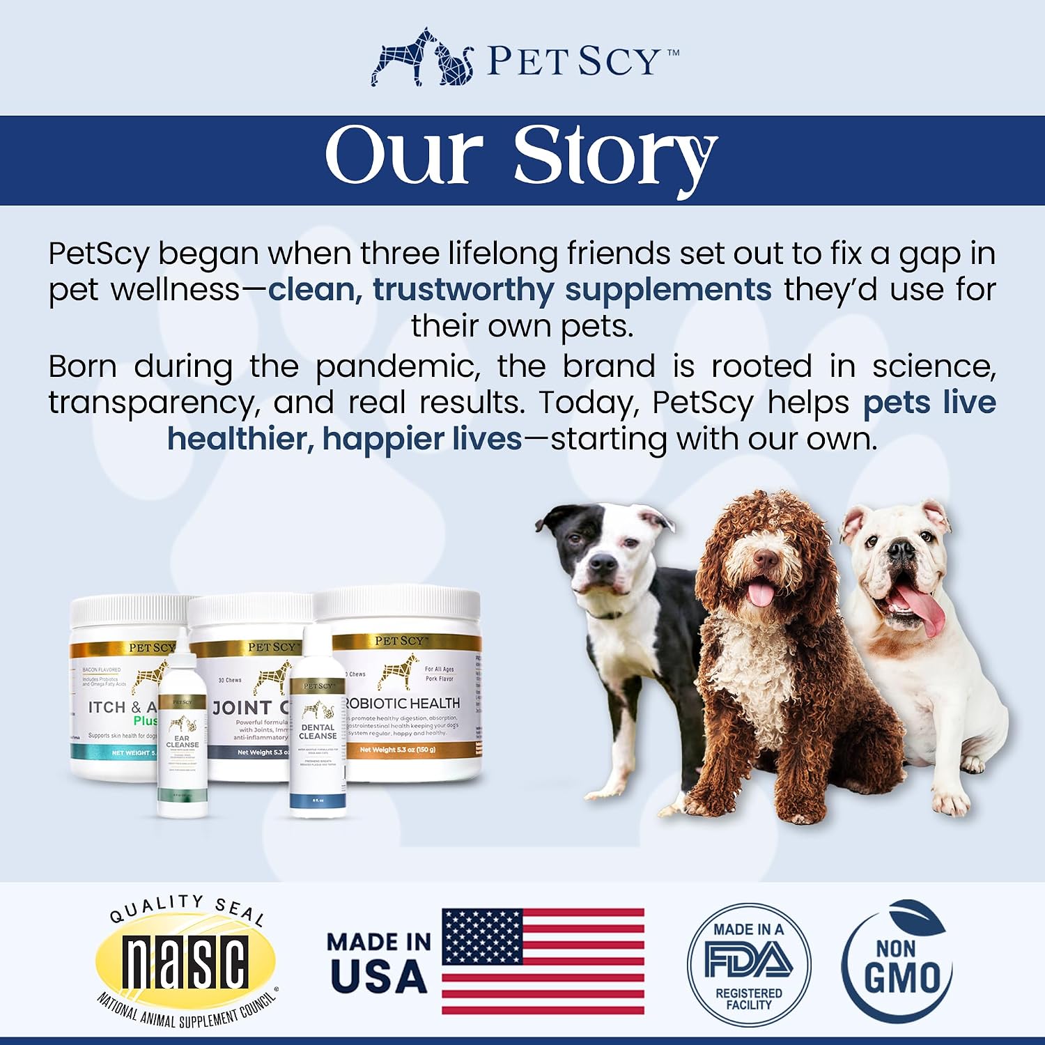 Probiotic Chews for Dogs by PetScy – 30 Chews with Prebiotic Fibre and Omega-3 - görsel 3