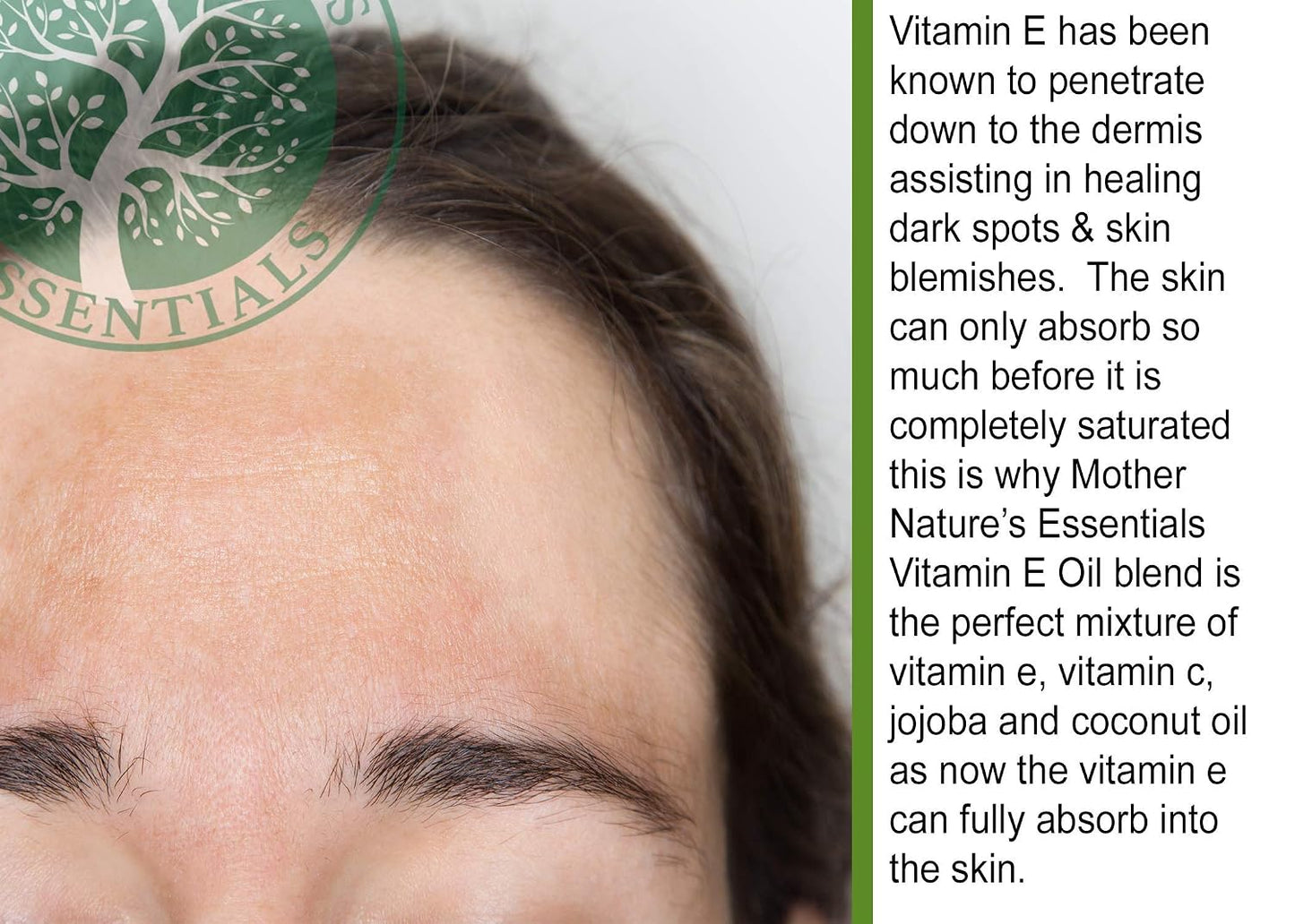 Mother Nature's Essentials Organic Vitamin E Oil, 14,000 IU d-alpha-tocopherol, with Coconut Oil, Jojoba, and Vitamin C – 30 ml (Pack of 2) - görsel 3