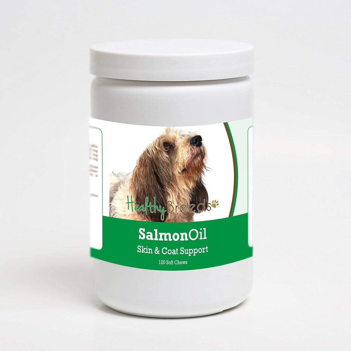 Healthy Breeds Petits Bassets Griffons Vendeen Salmon Oil Soft Chews 120 Count - görsel 1