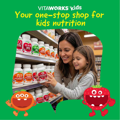 Kids Multivitamin with Iron & Minerals Chewable Tablets - Mixed Fruit Flavour - 120 Count