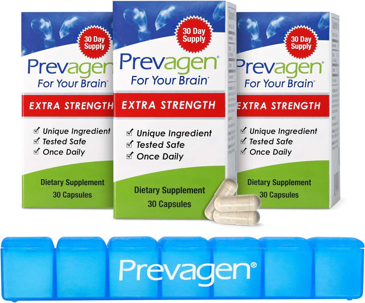 Prevagen Extra Strength - Brain Supplement with Apoaequorin & Vitamin D3, 90 Capsules - görsel 1