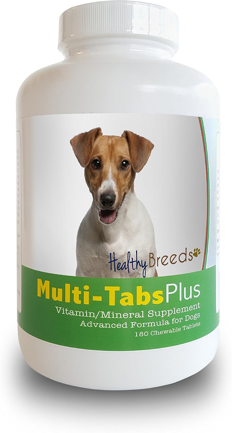 Healthy Breeds Jack Russell Terrier Multi-Tabs Plus Chewable Tablets, 180 Count - görsel 1