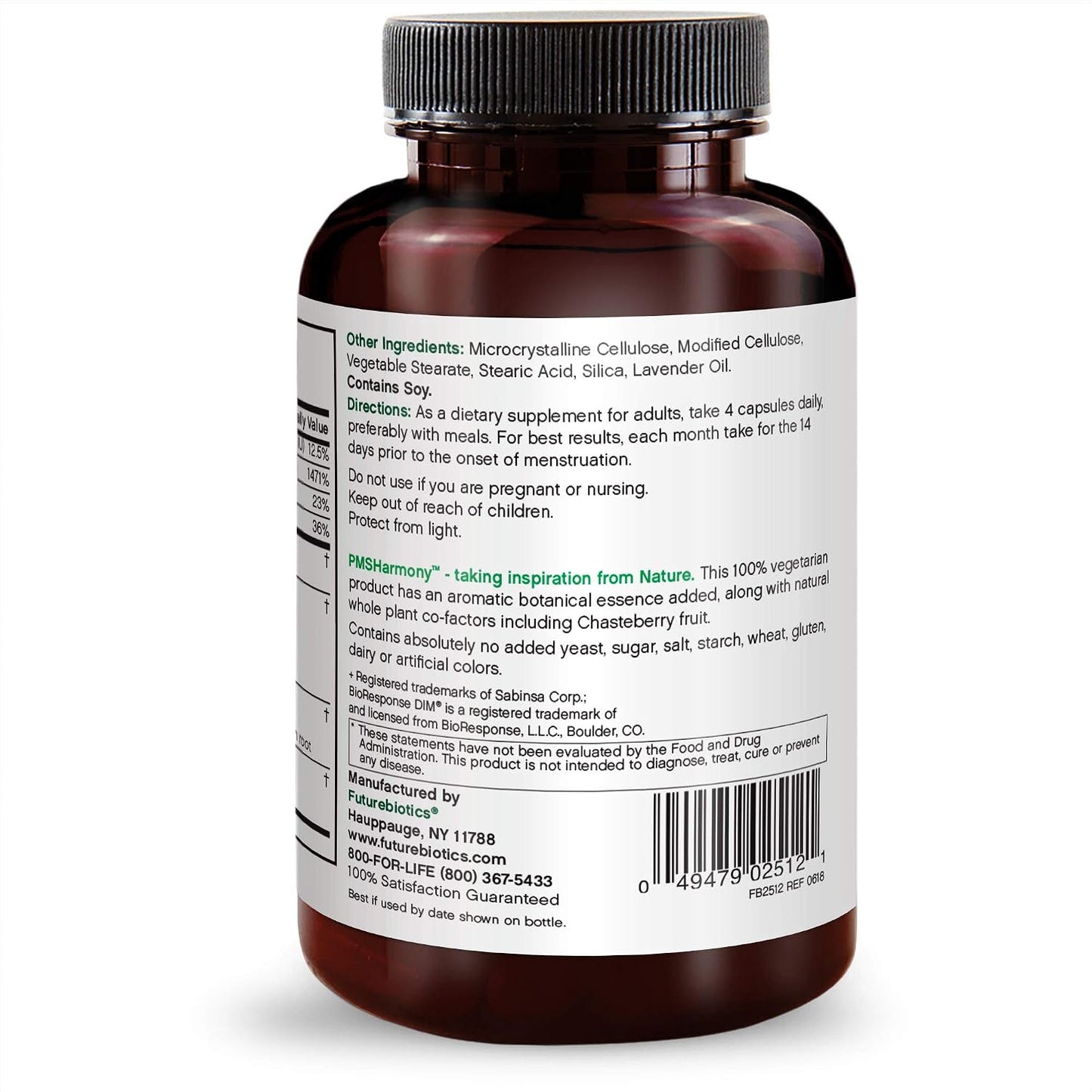 Futurebiotics Pmsharmony Veg Capsules – Hormone Balance Support with Organic Ingredients, 56 Capsules - görsel 6