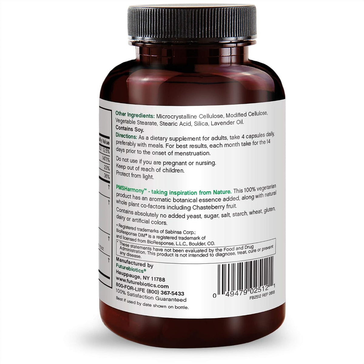 Futurebiotics Pmsharmony Veg Capsules – Hormone Balance Support with Organic Ingredients, 56 Capsules - görsel 6