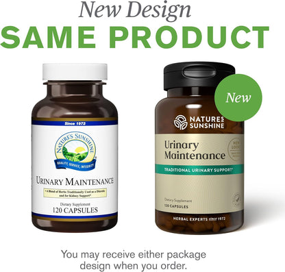 Nature's Sunshine Urinary Maintenance – 120 Capsules