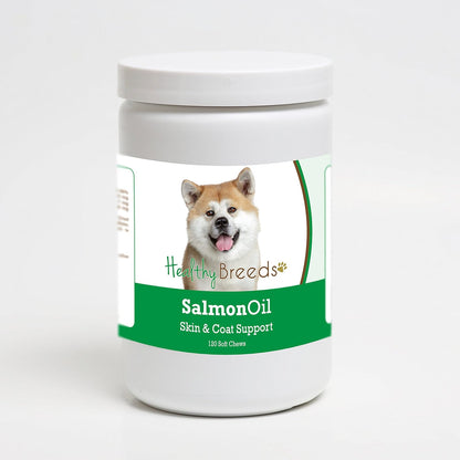 Healthy Breeds Akita Salmon Oil Soft Chews 120 Count