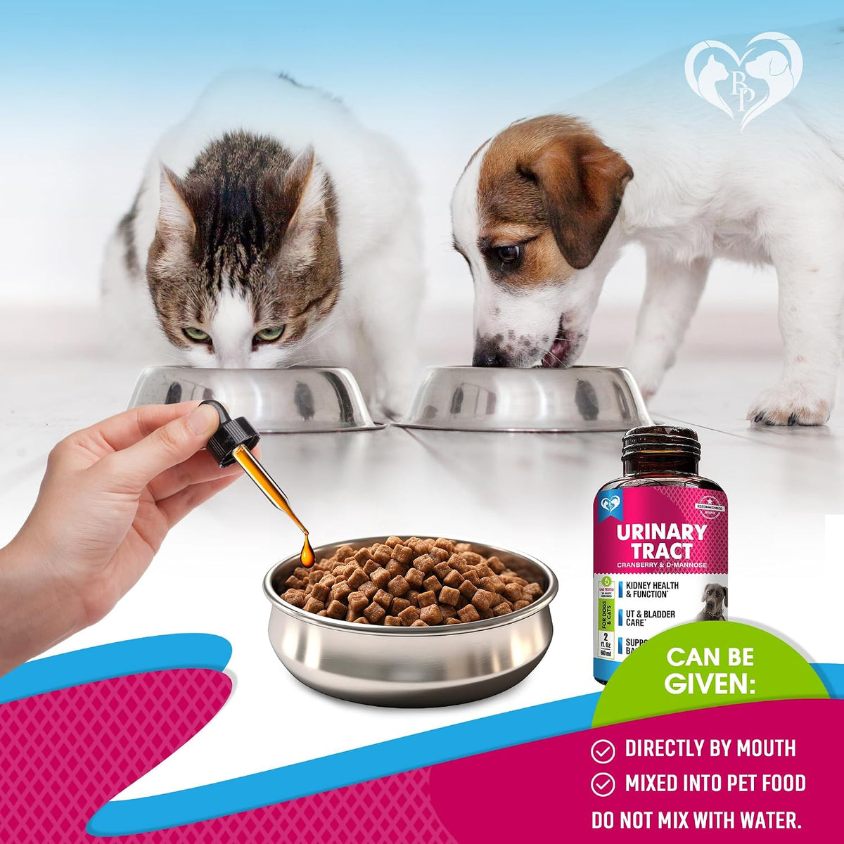 Cat & Dog Urinary Tract Support Drops with Cranberry & D-Mannose – Kidney & Bladder Health – Natural UTI Remedy for Pets - görsel 5
