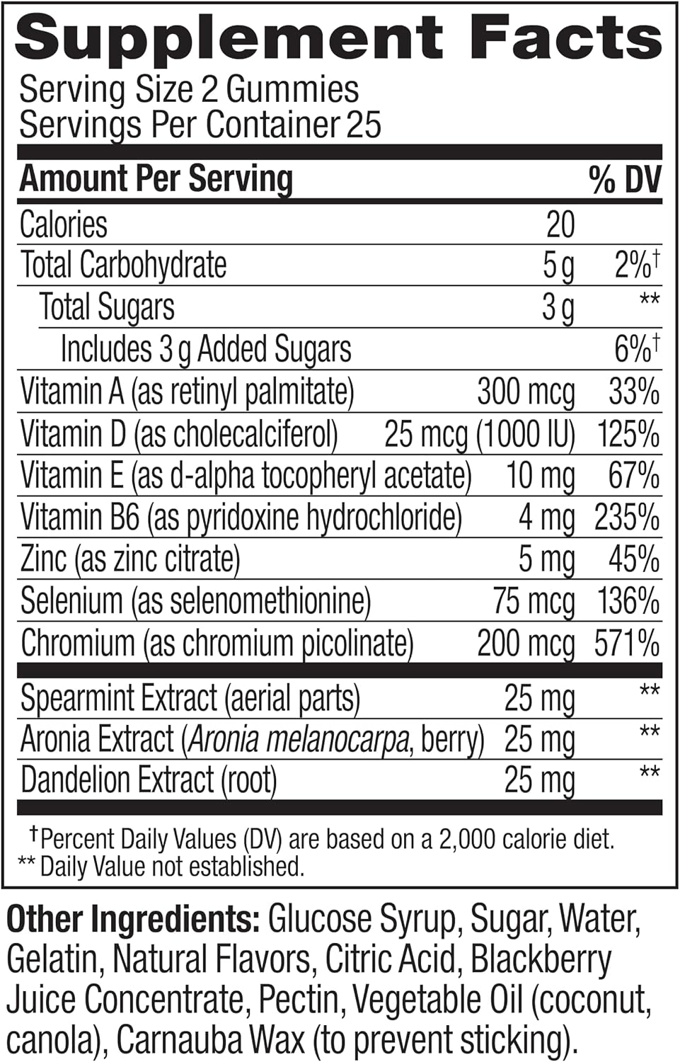 OLLY Flawless Complexion Gummy, Skin Support with Vitamins A, E & Zinc, Chewable Supplement, Berry Flavour, 50 Gummies - görsel 6