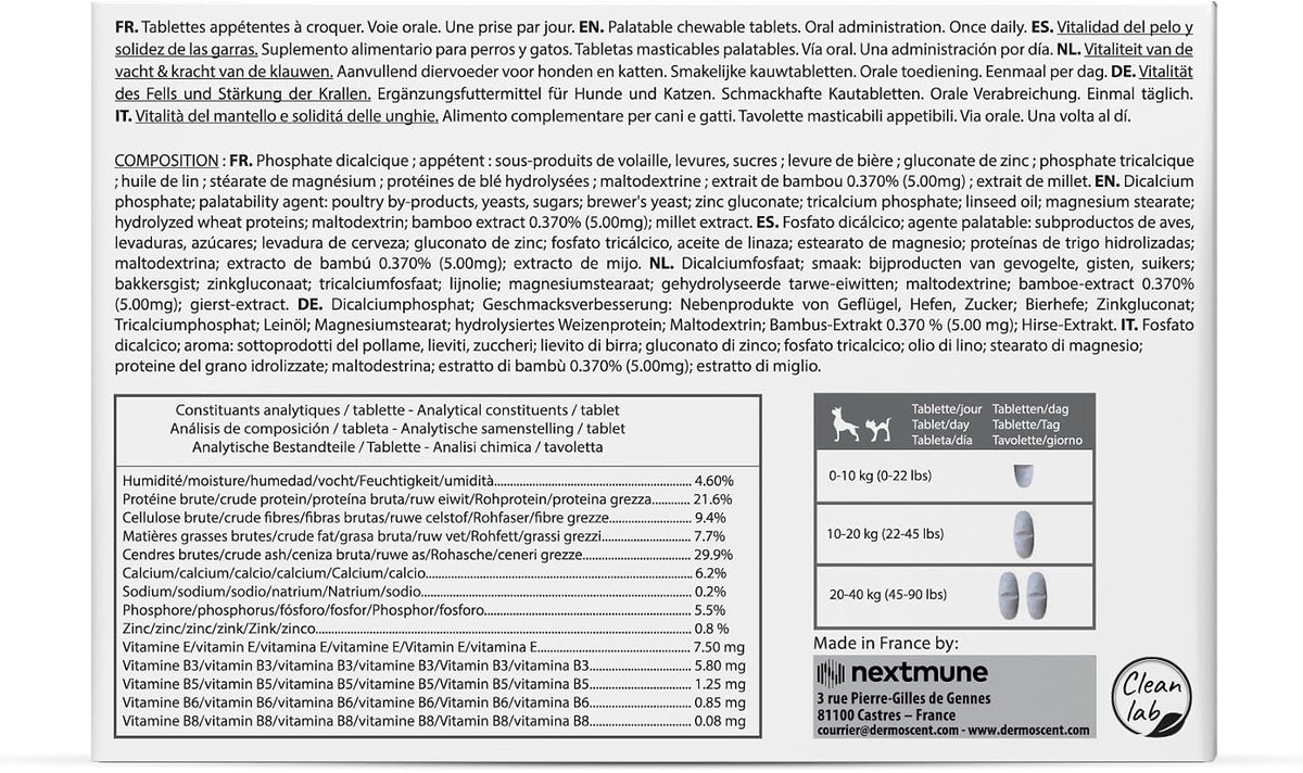 Dermoscent Keravita Dog & Cat Skin and Coat Food Supplement - 30 Tablets - görsel 9