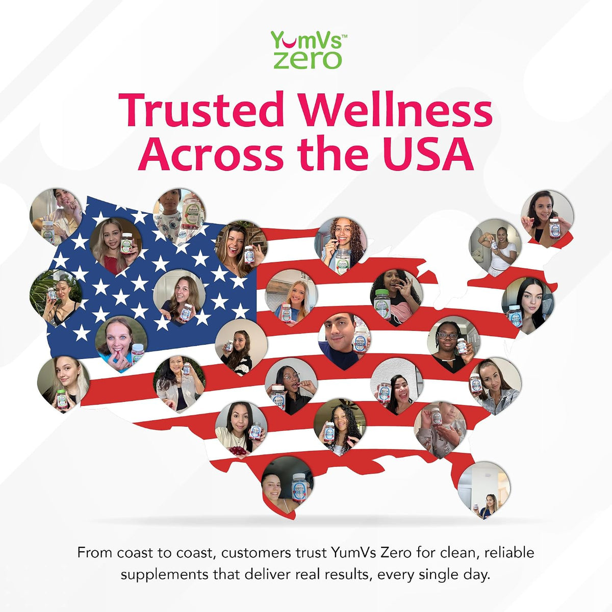 YUM-V'S Sugar-Free Multivitamin Gummies for Women and Men – 60 Count - görsel 6