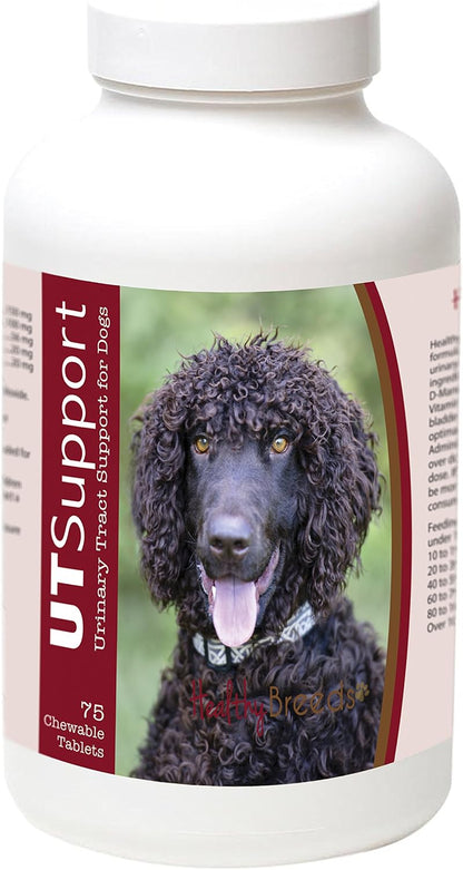 Healthy Breeds Irish Water Spaniel Cranberry Chewables - Urinary Tract Support - Supports Normal Bladder Function - 75 Count