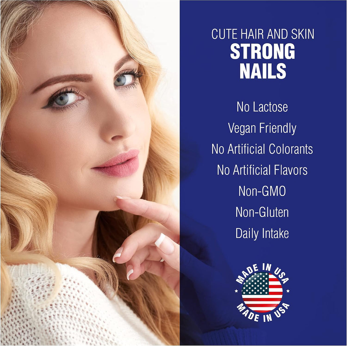 Natural Systems Hair Skin and Nails Supplement - 60 Capsules - UK - görsel 5