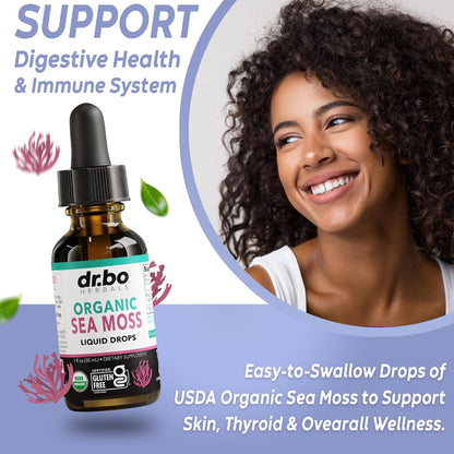 Irish Sea Moss Liquid Drops – Organic, – Vegan & Non-GMO: 100% plant-based and made without genetically modified – Image 3