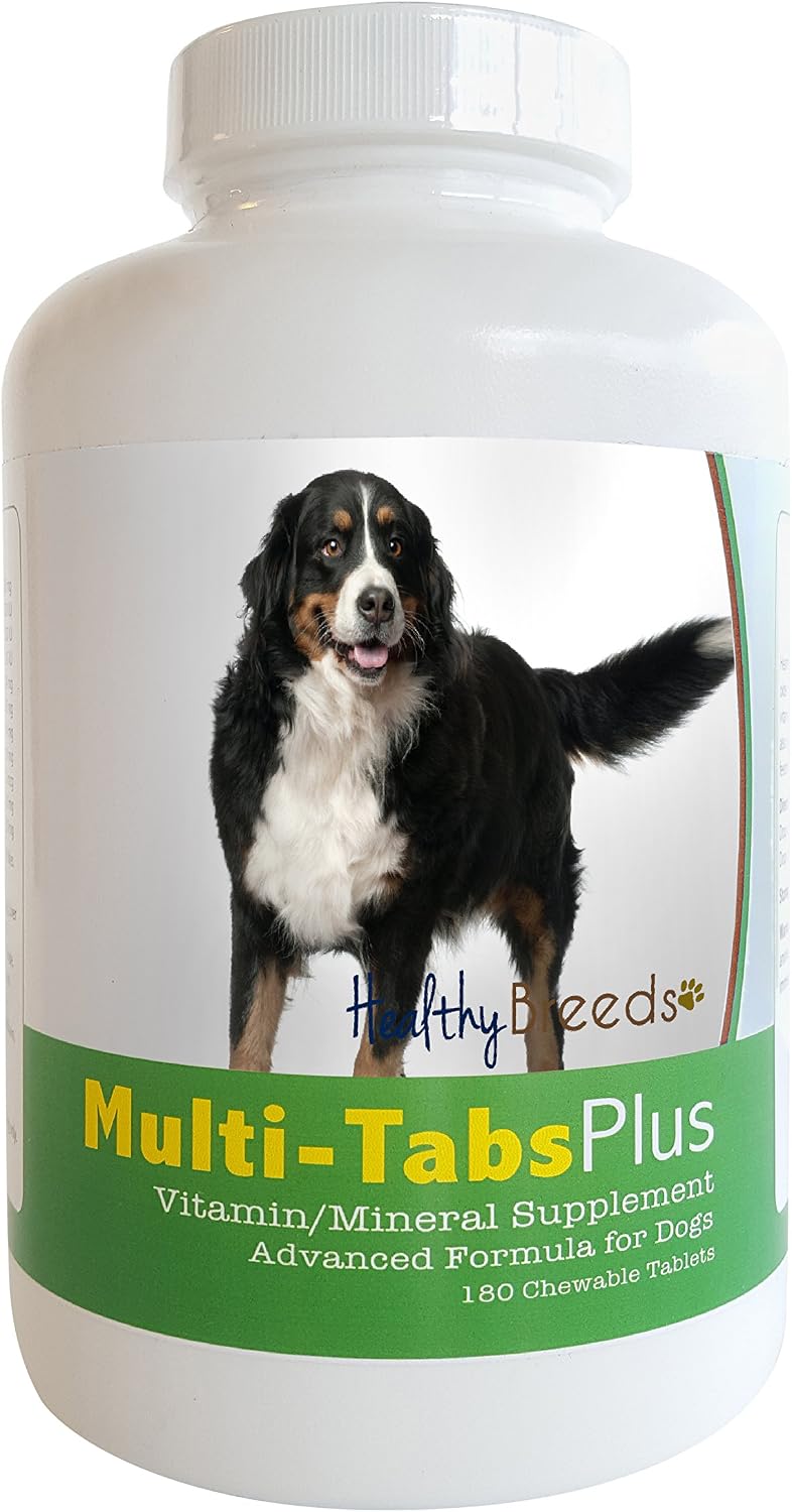 Healthy Breeds Bernese Mountain Dog Multi-Tabs Plus Chewable Tablets, 180 Count - görsel 2