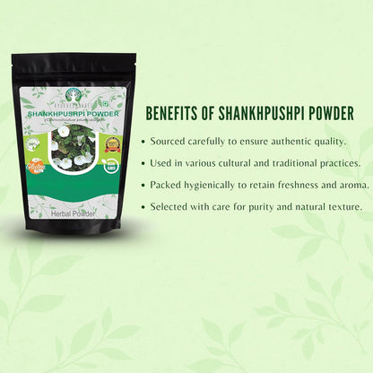 Shankhpushpi Powder 100g | Convolvulus Pluricaulis | Ayurvedic Food Supplement