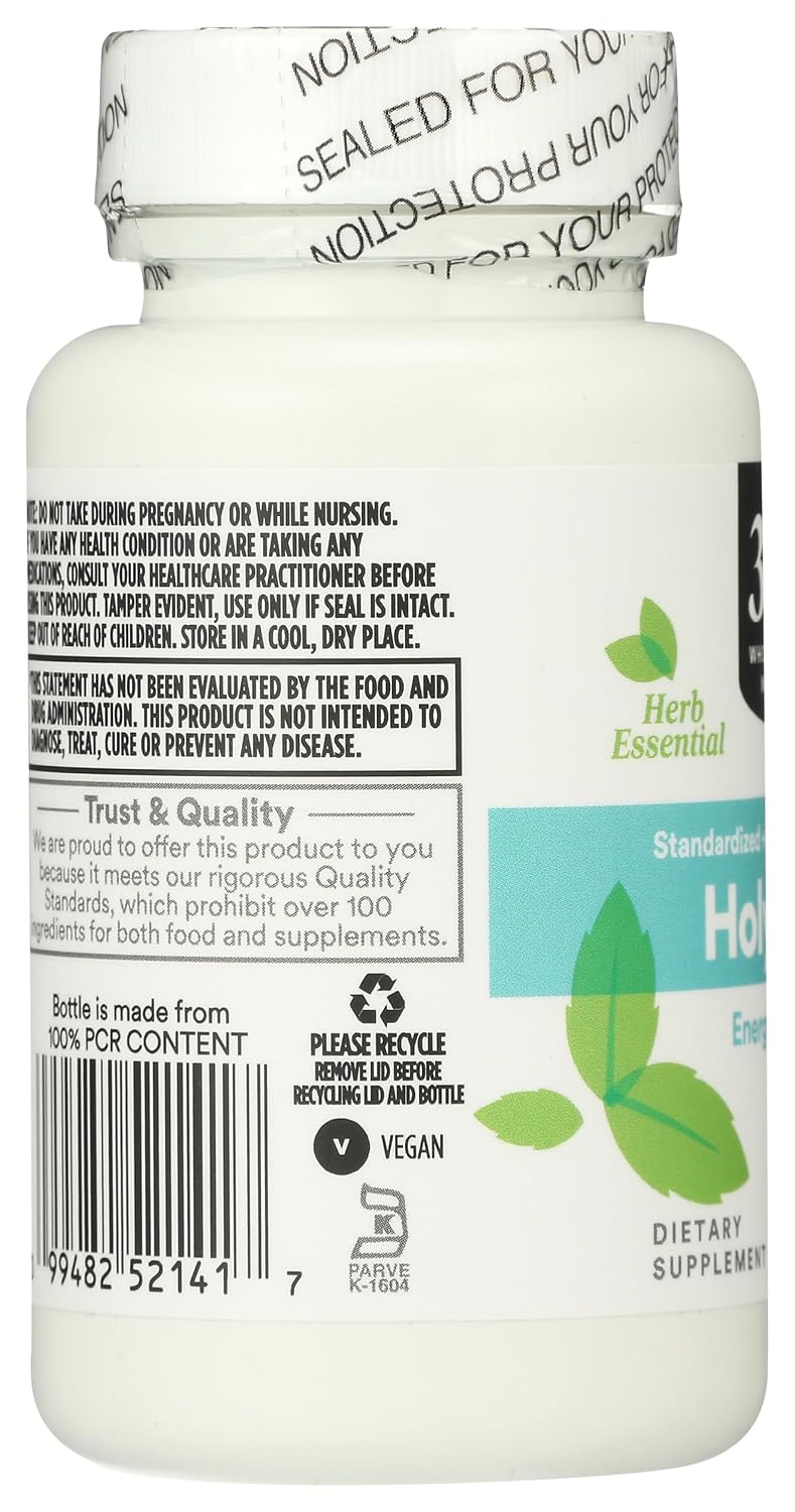 365 by Whole Foods Market Holy Basil, 60 Capsules - görsel 4